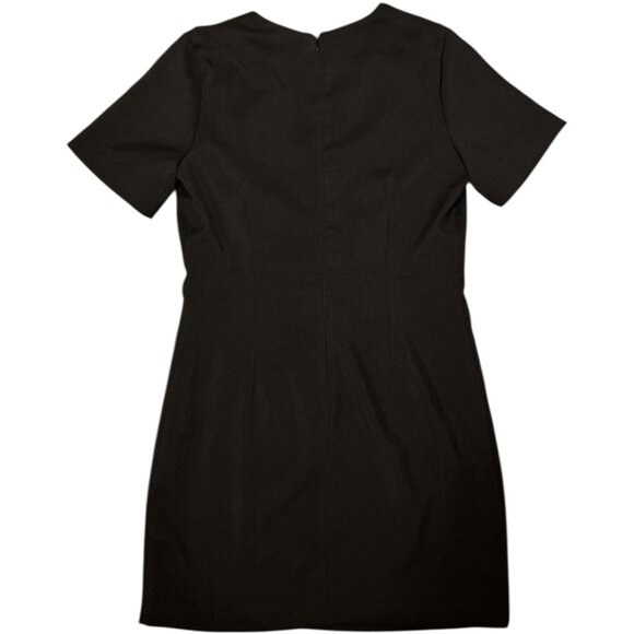 Hyacinth House Beaded Bow Amal Mini Dress Small Black Holiday Cocktail NWOT - Picture 3 of 8